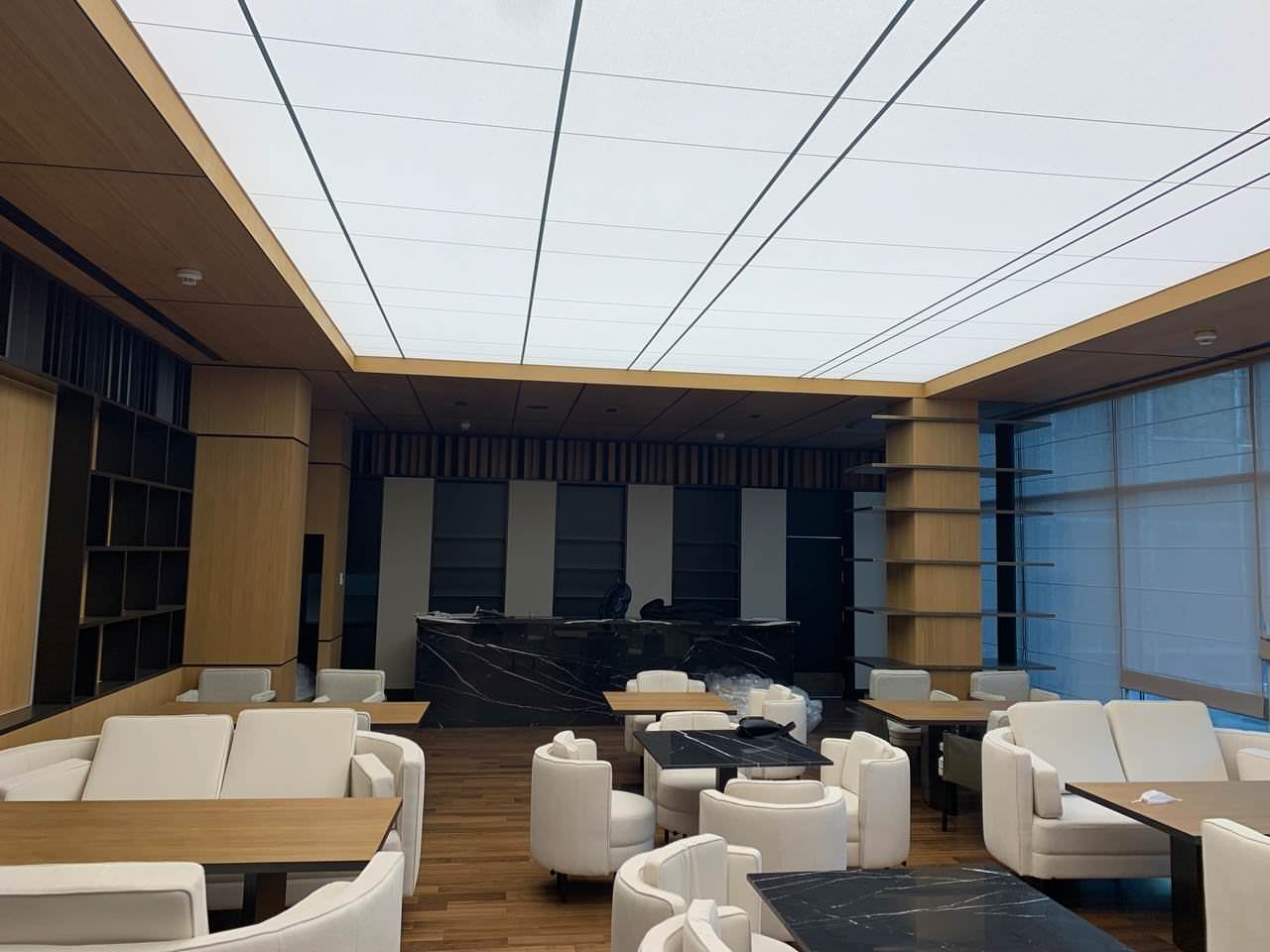 Обложка проекта: Тканевые световые потолки в ресторане правительства Москвы