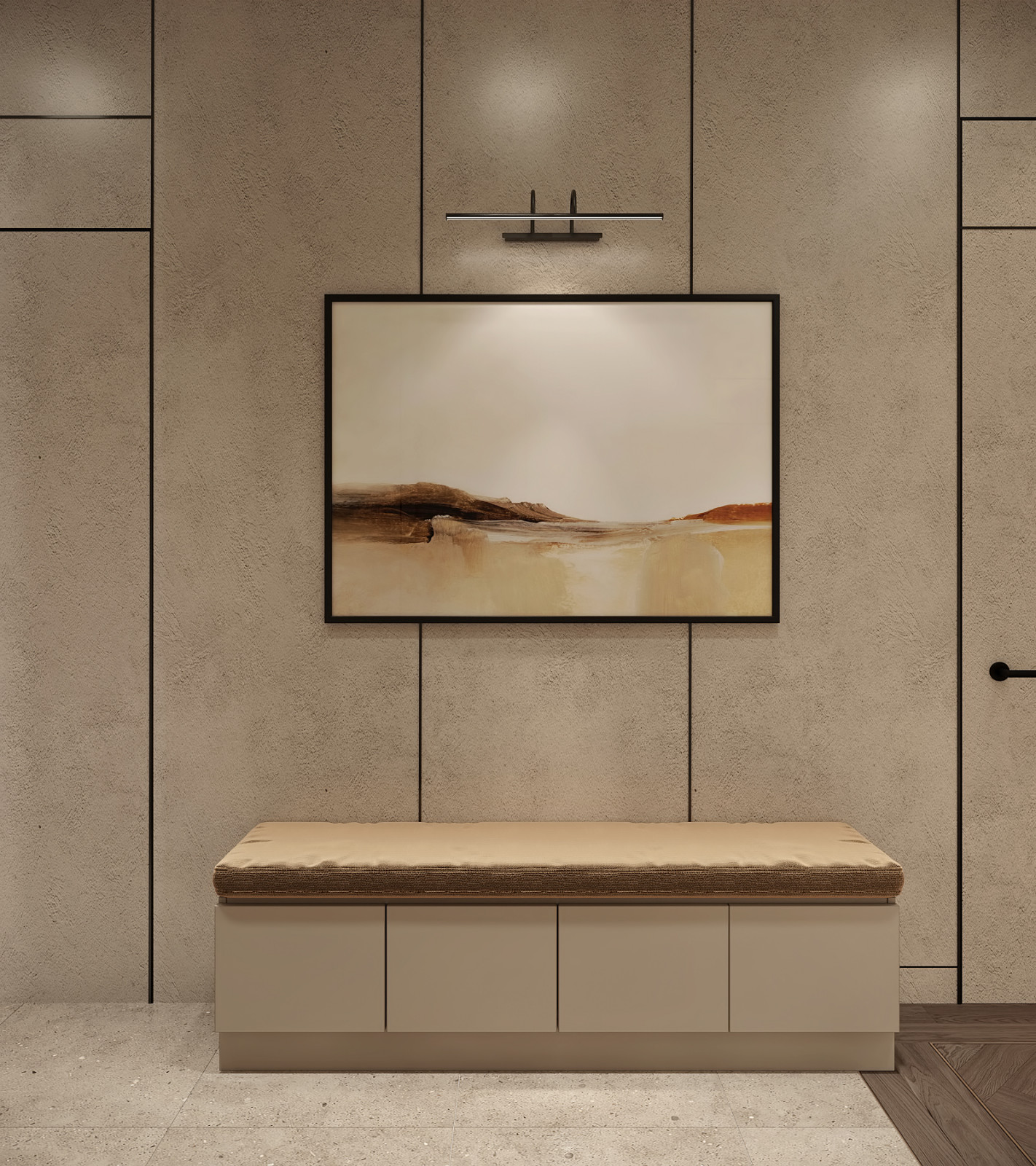 ЖК "Огни". Квартира для большой семьи. Прихожая.