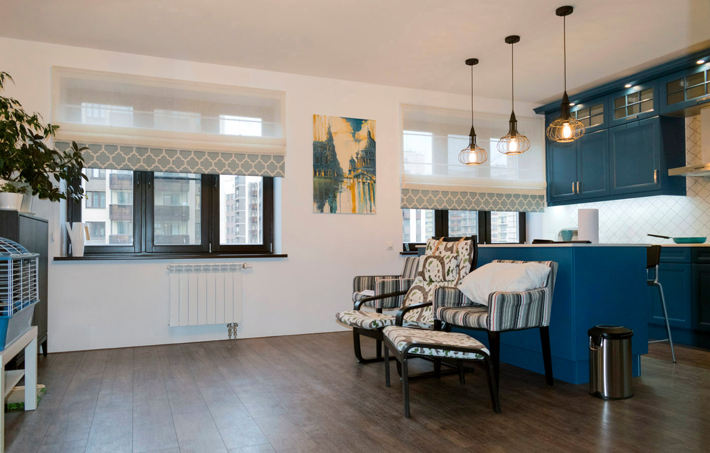 Обложка проекта: Шторы в современном интерьере.