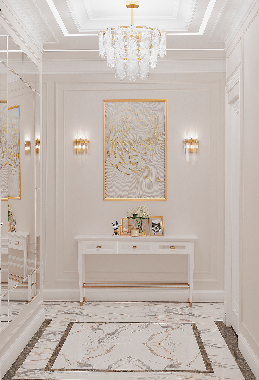 ДИЗАЙН ИНТЕРЬЕРА КВАРТИРЫ В ЖК НЕБО, 109 КВ.М