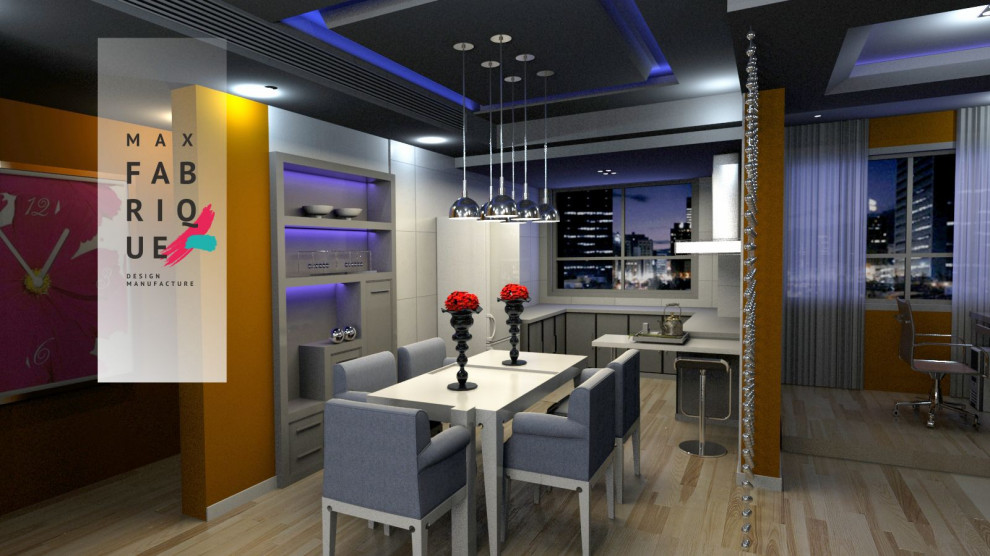 Дизайн-концепт Студии 30 кв.м.