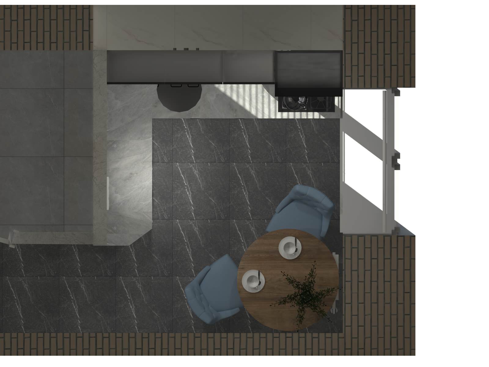 Дизайн маленькой кухни