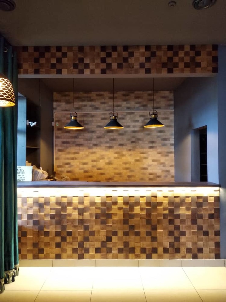 Обложка проекта: Отделка стен в кафе/ресторанах