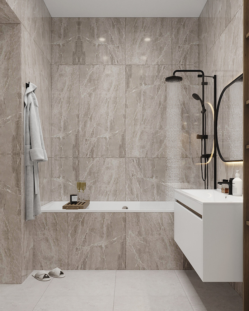 Дом для семьи в стиле минимализм 125 м². Посёлок Костюнино