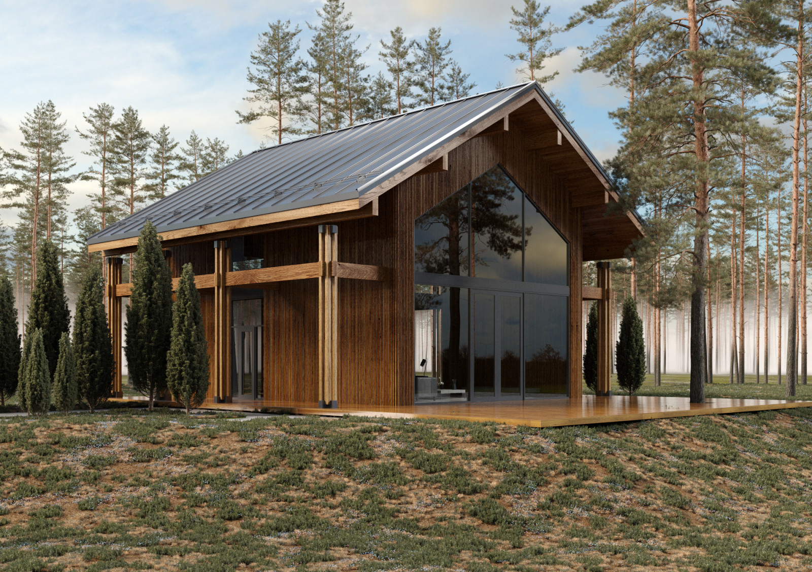 Гостевой дом Cabin 02 Red