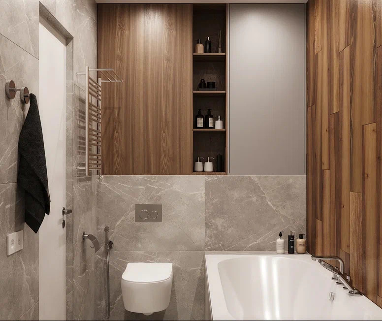 Красивая квартира 88 м² в современном стиле