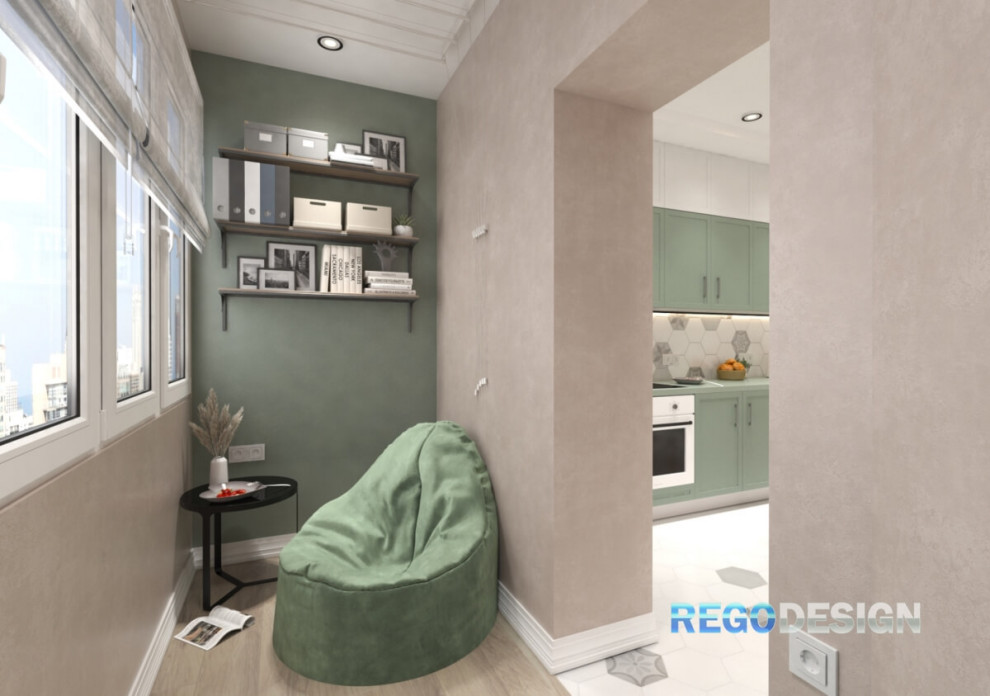 №45 ДИЗАЙН-ПРОЕКТ КВАРТИРЫ В ЖК ПУШКИНСКИЙ 50 КВ.М.