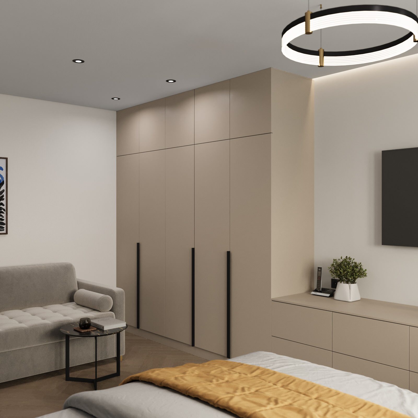 Дизайн квартиры во вторичном фонде, Кантемировская, Москва