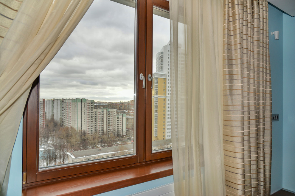 Окна из дуба без шипа с алюминиевым окладом. Дерево-алюминиевые окна.