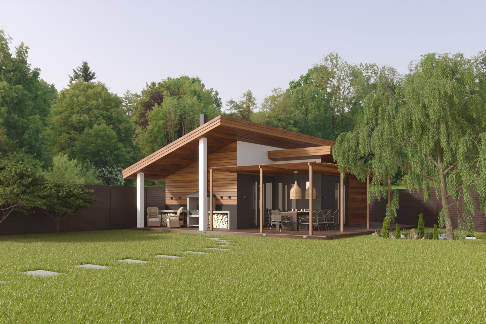 Беседка в КП Карасеозерский 1