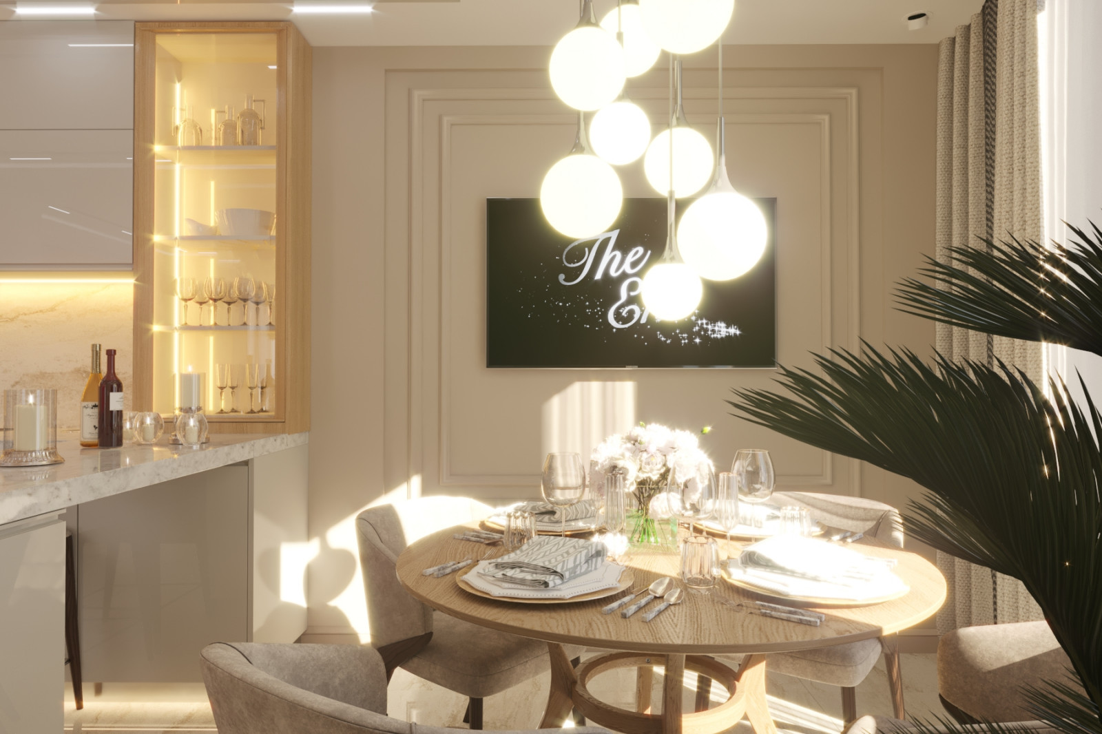 Квартира неоклассика 140м2 г.Новосибирск