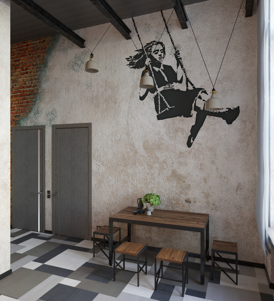 Обложка проекта: Квартира в центре Петербурга. Концептуальный дизайн-проект.