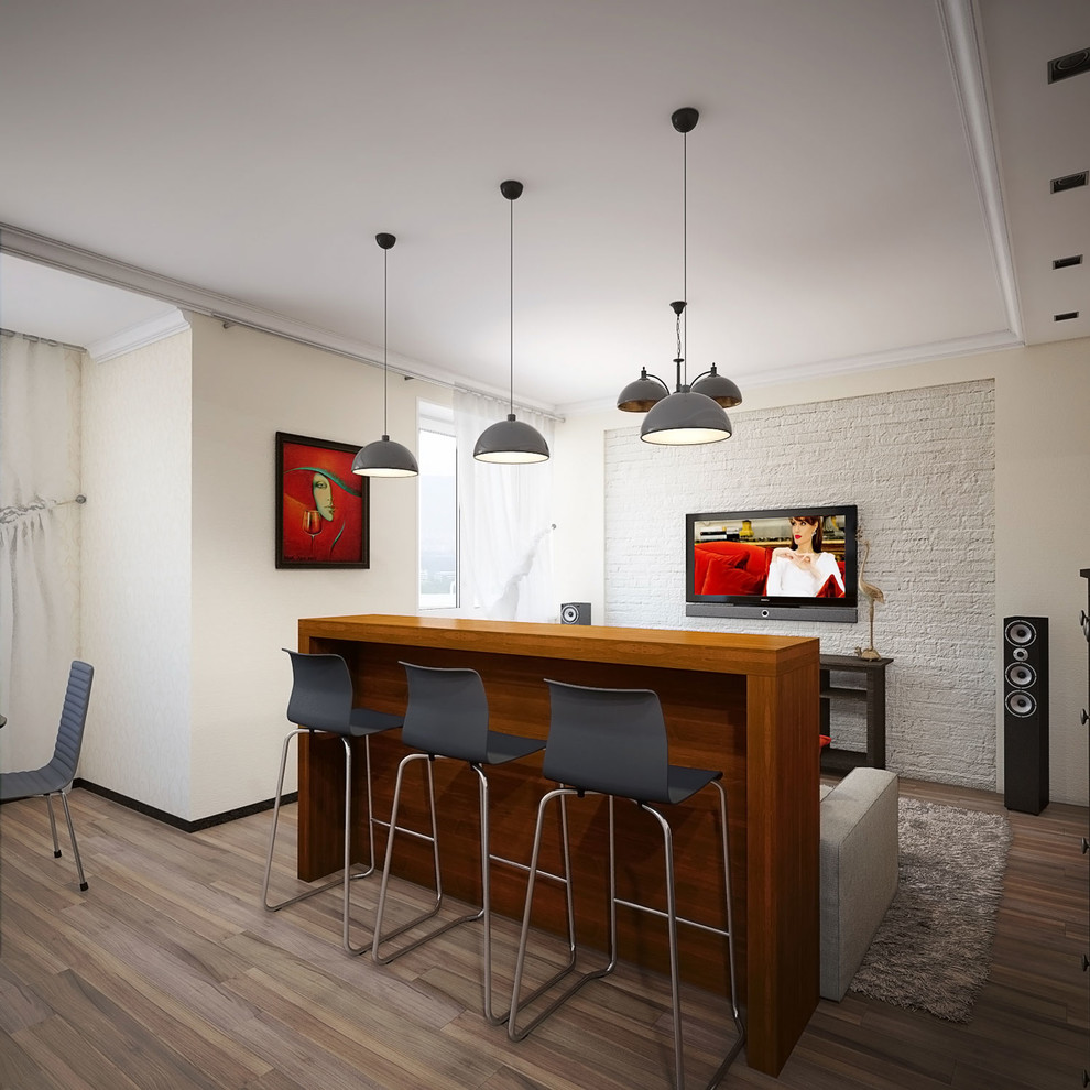 Обложка проекта: Скандинавия | Интерьер однокомнатной квартиры в ЖК Лазурный