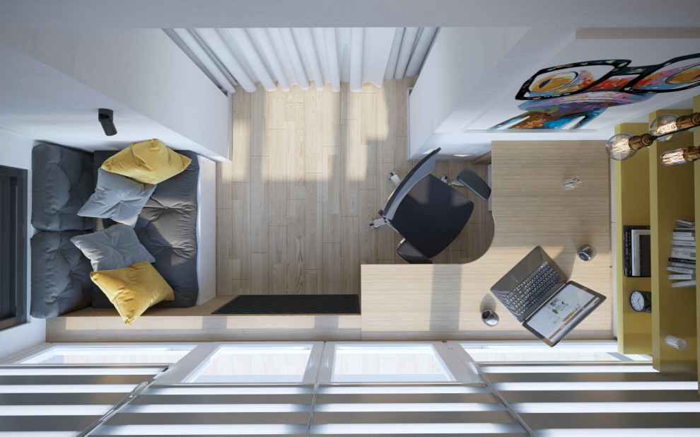 Современный проект квартиры для молодой семьи!