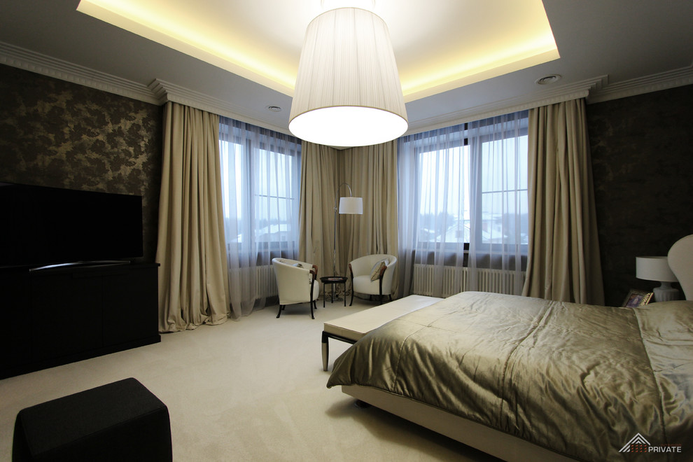 Дизайн-проект частного загородного дома в Московской области. Водники