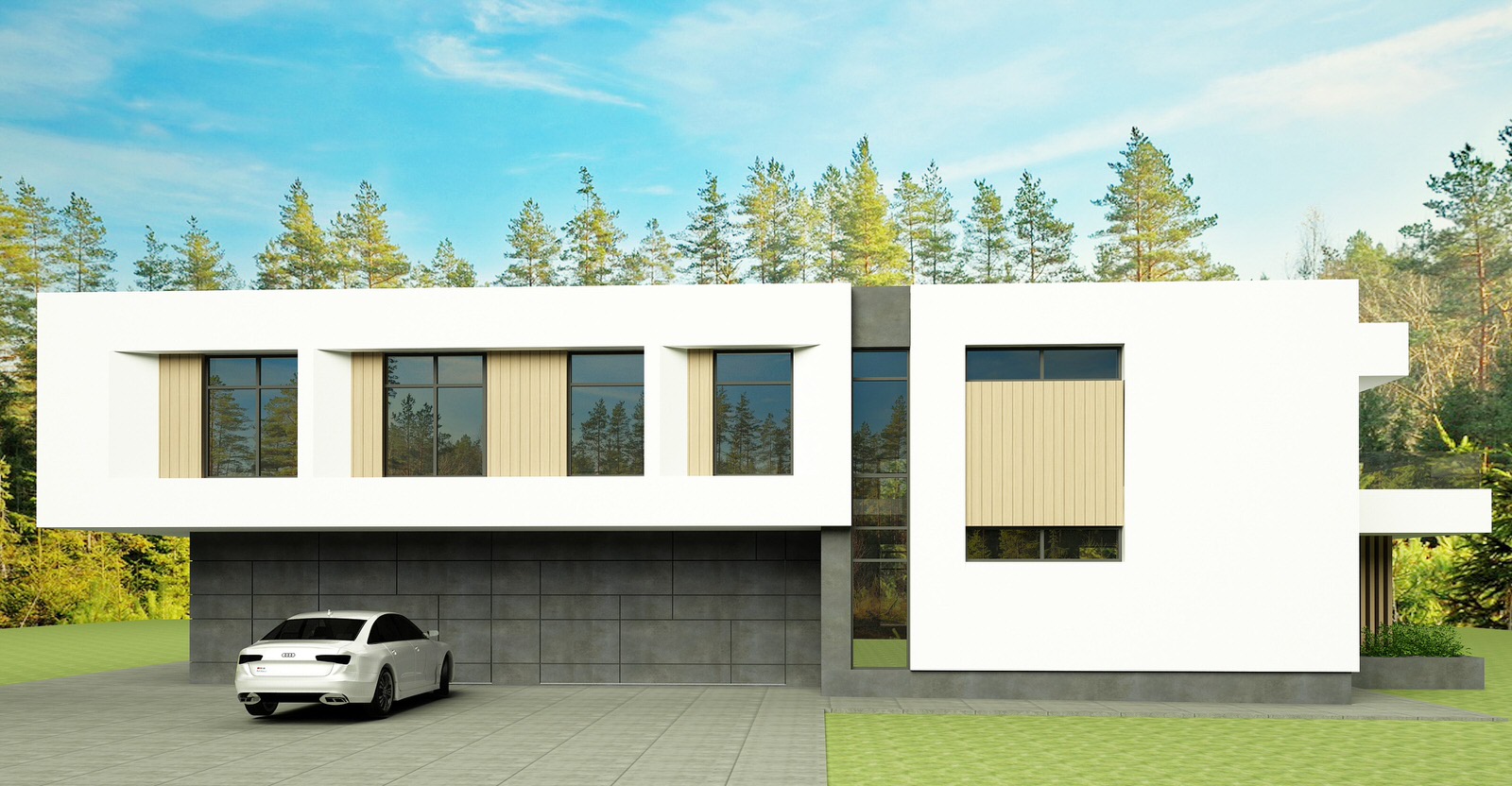 Проект индивидуального жилого дома. КП Руза Фэмили Парк