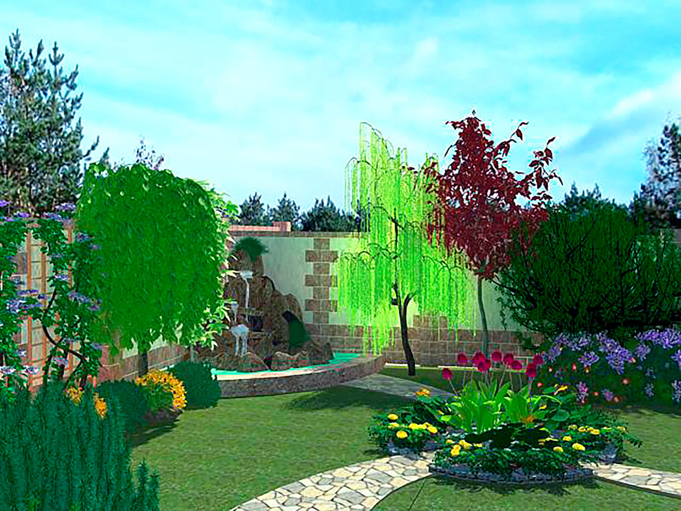 Обложка проекта: Эскизный проект ландшафтного благоустройства п. Кадниково