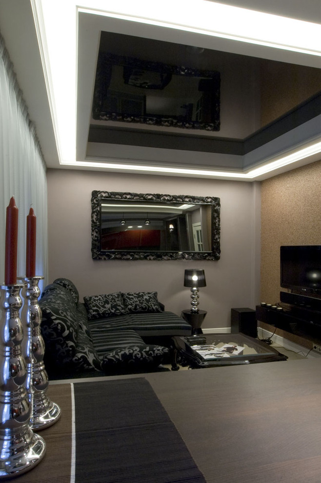 черно-белый интерьер