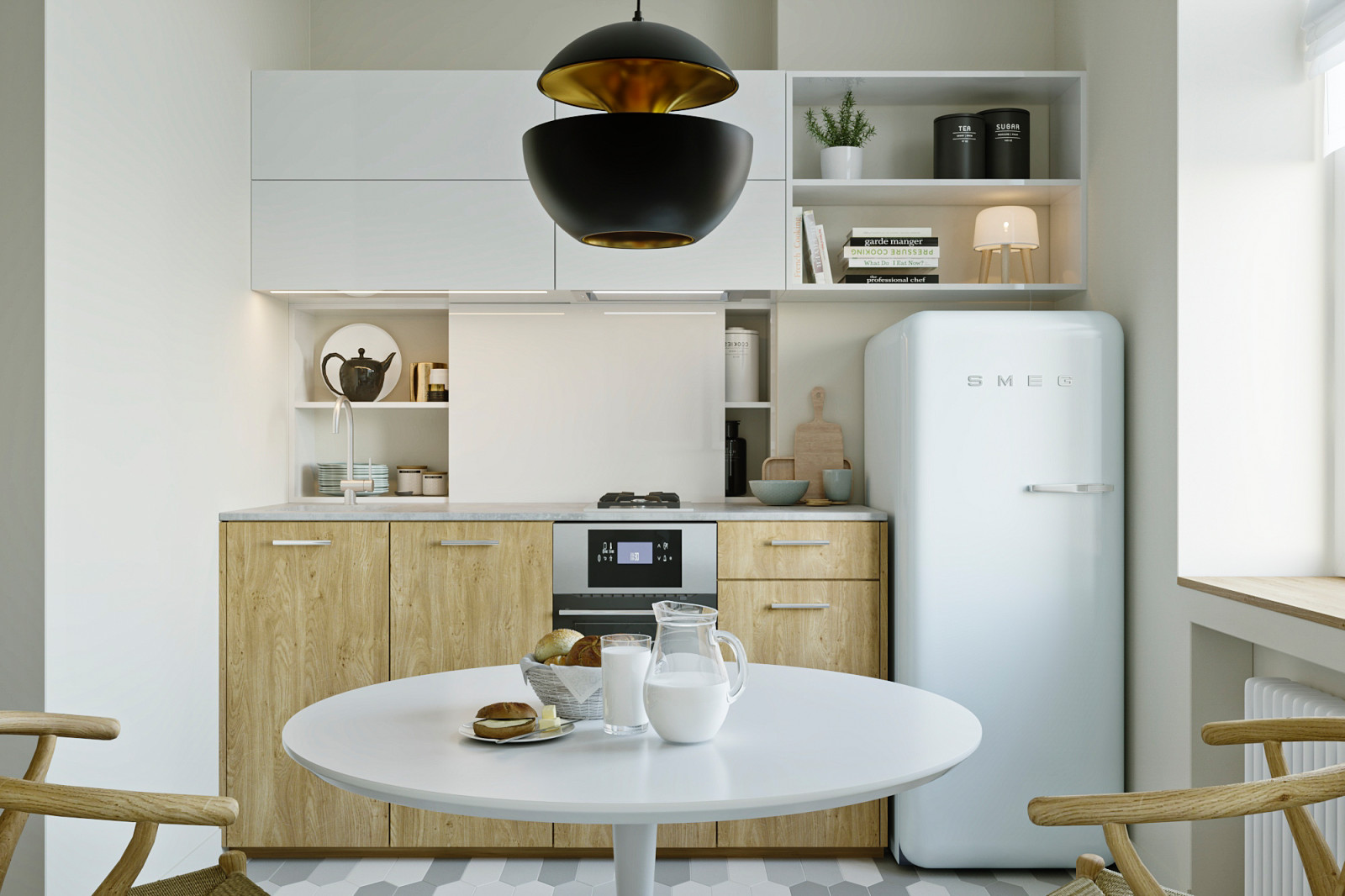 Обложка проекта: Квартира в фасадной сталинке