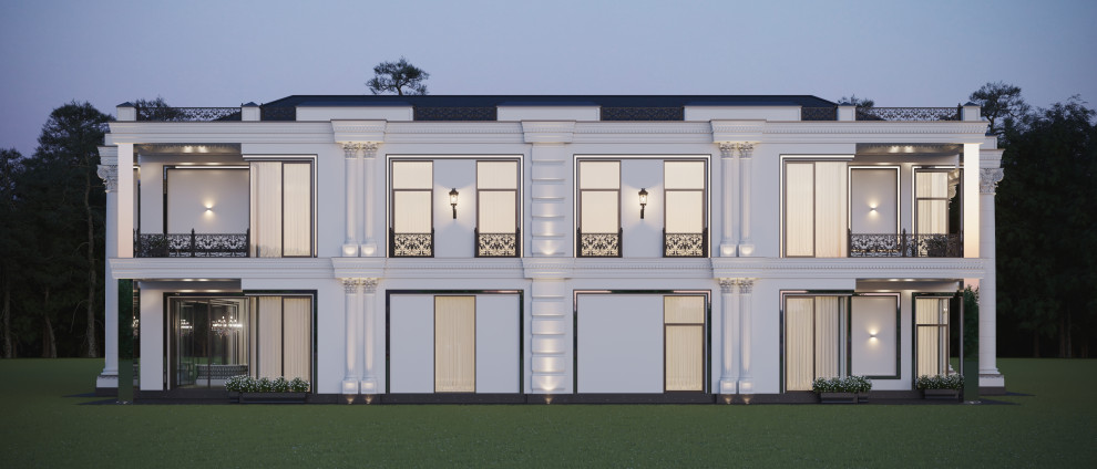 Разработка и оформление проекта загородной резиденции в классическом стиле