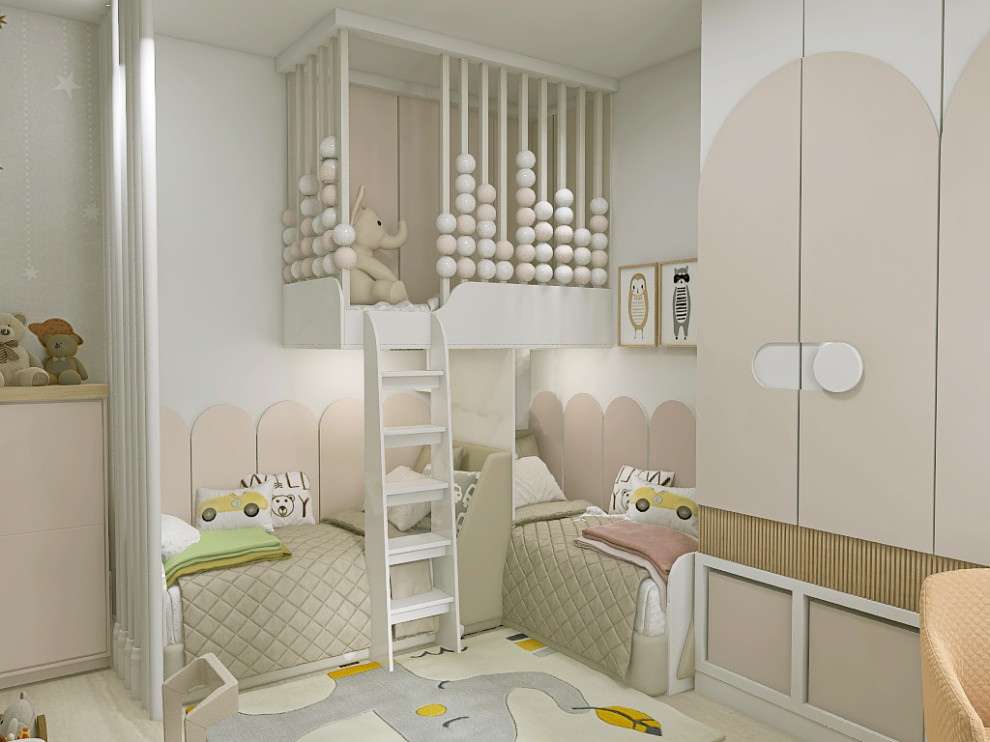 Обложка проекта: Детская комната для 2-х детей.