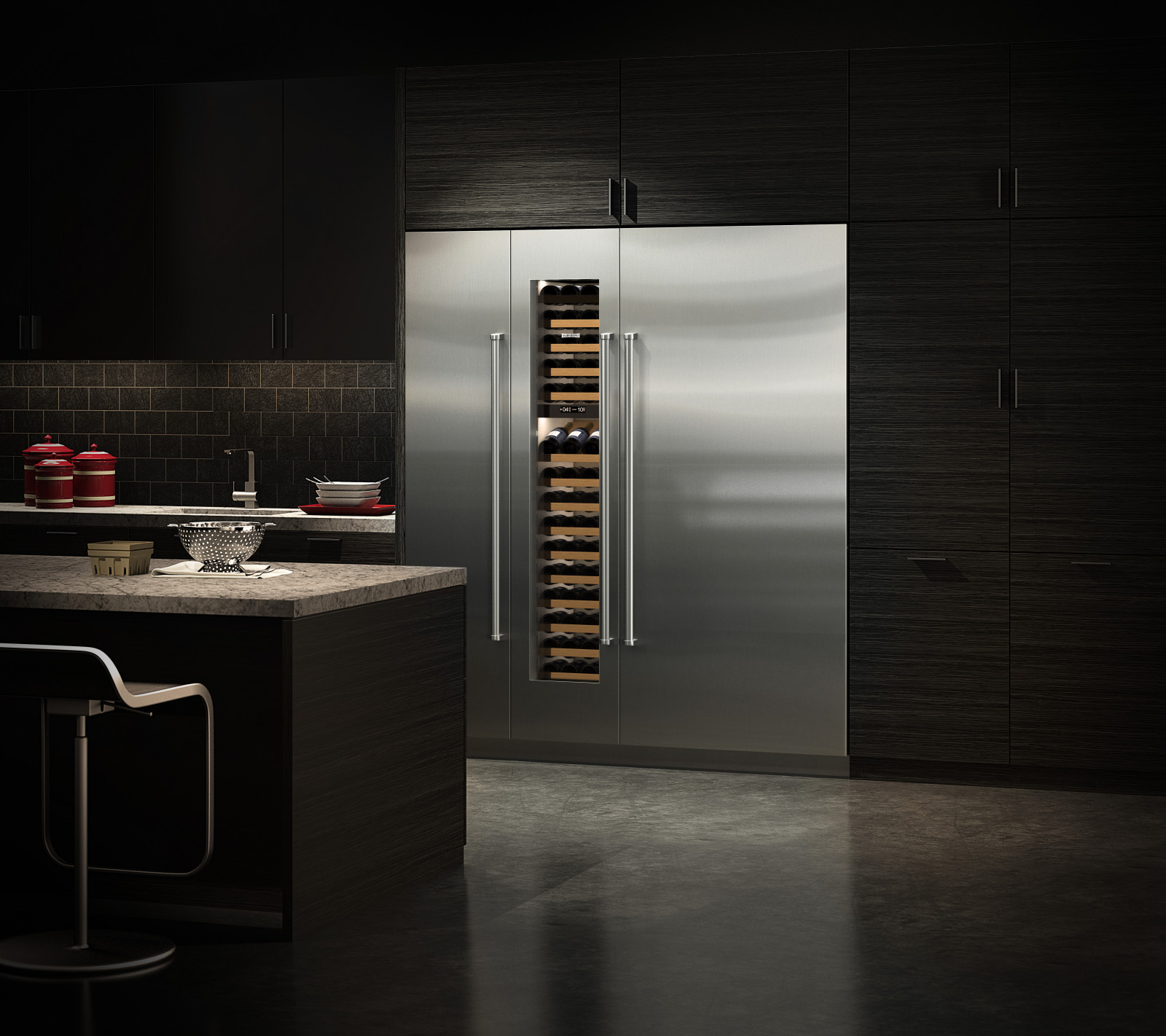 Винные шкафы в интерьере