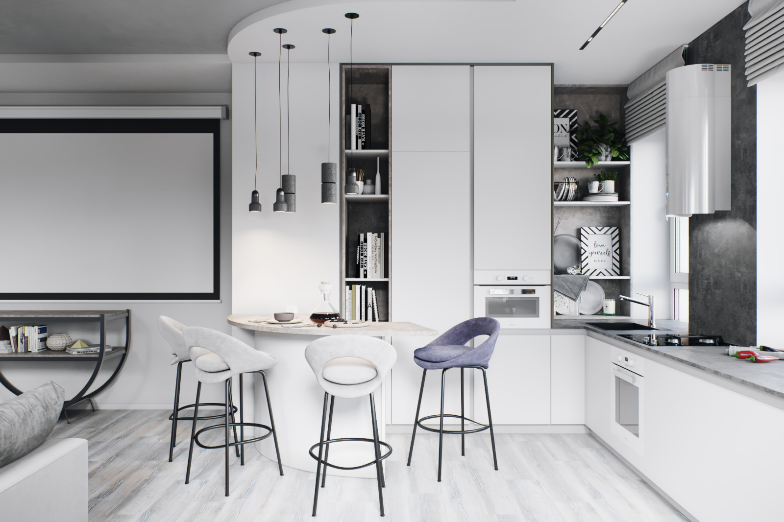 Кухня - гостиная