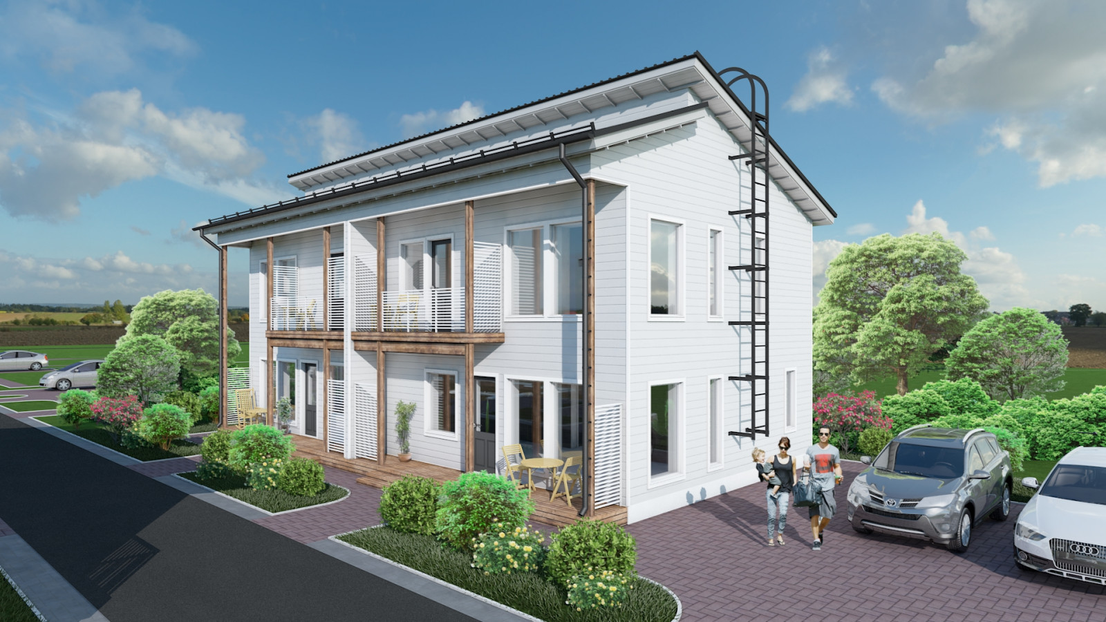 Визуализация жилого комплекса в г. Сочи