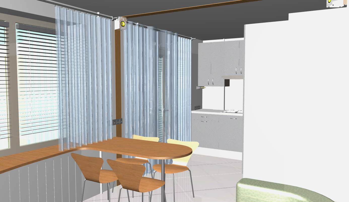 Квартира-студия в Одинцово 38 кв.м. - реализованный проект