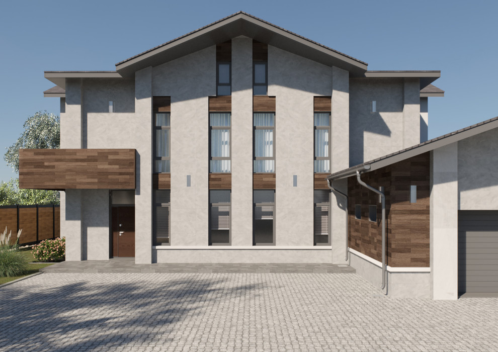 Жилой дом в поселке Слобода (экстерьер)