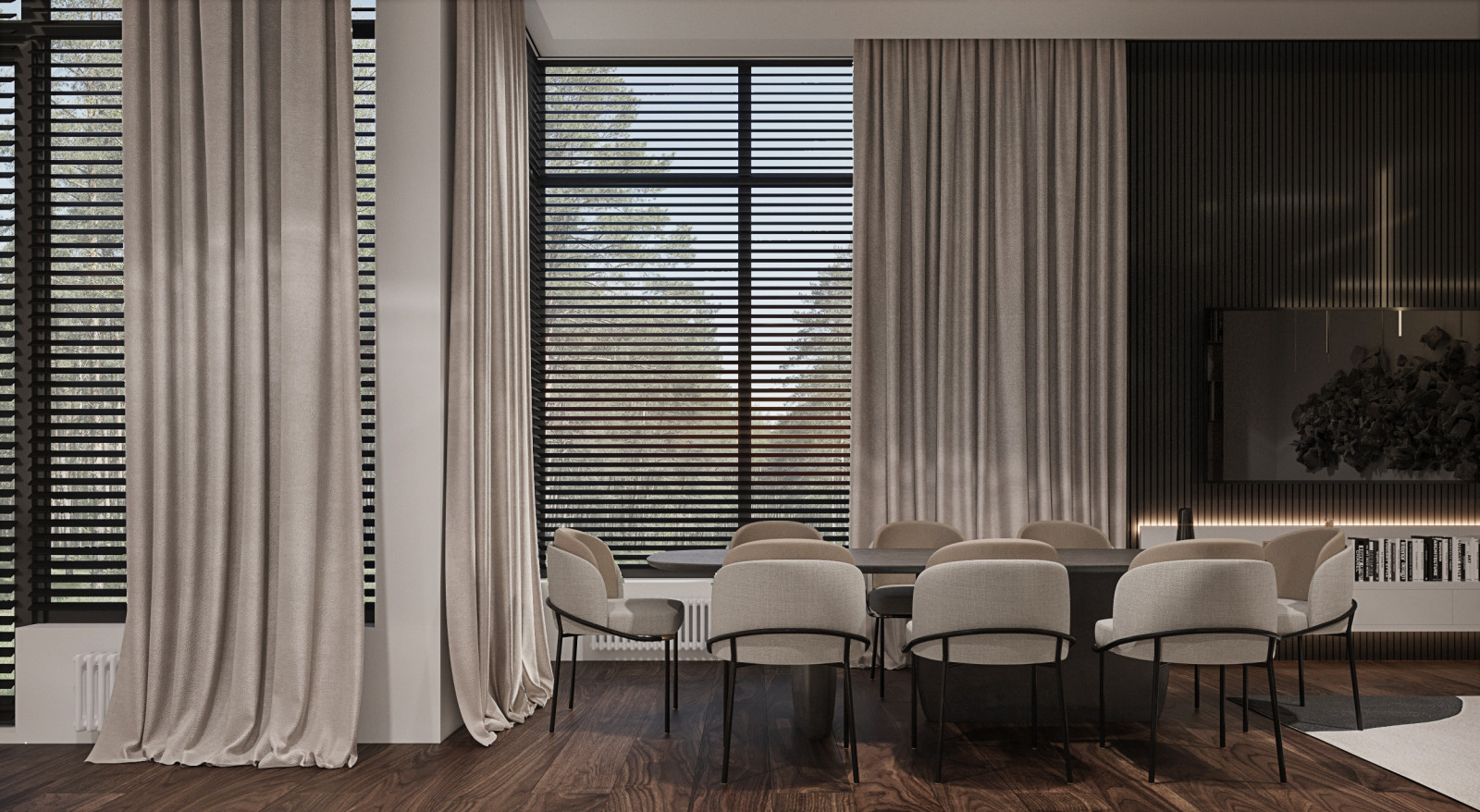 Комфортная студия в современном стиле 150м2