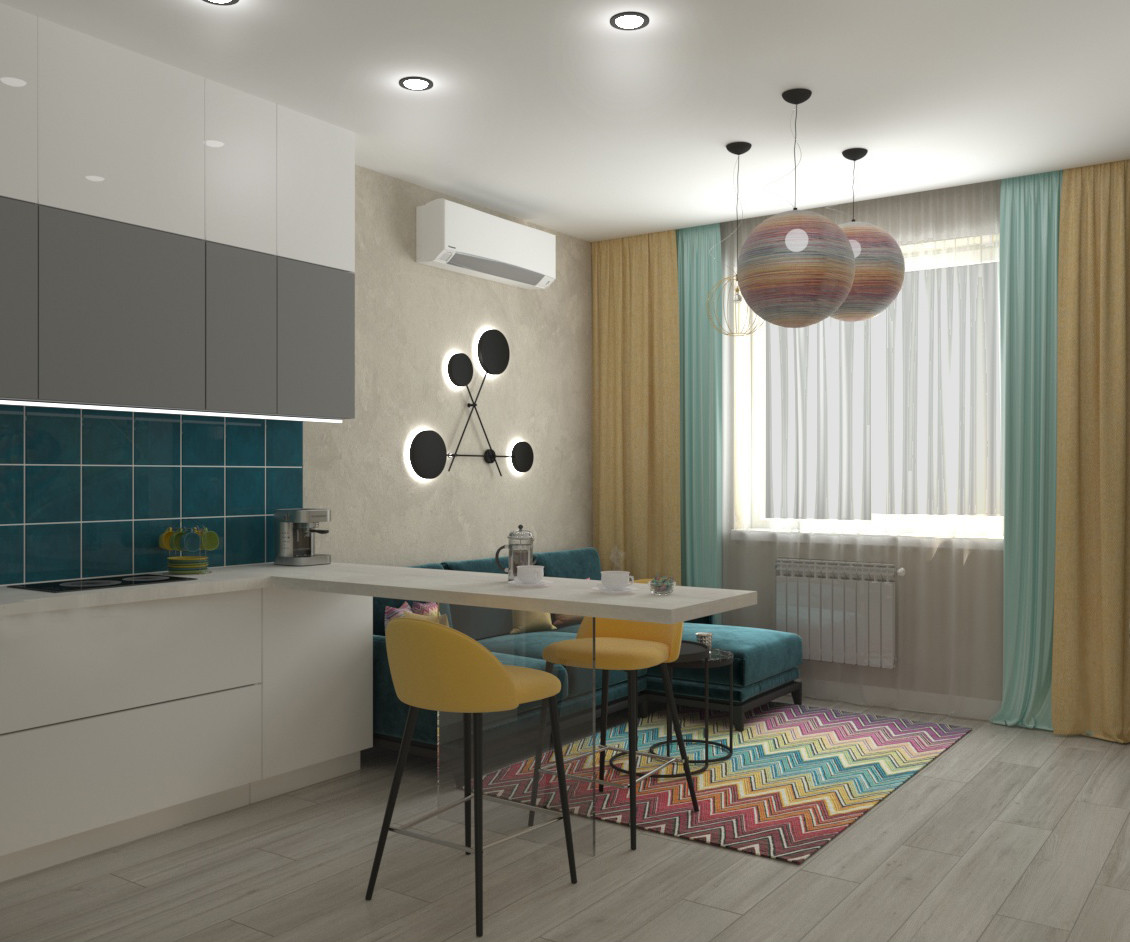 Квартира в стиле "Missoni"