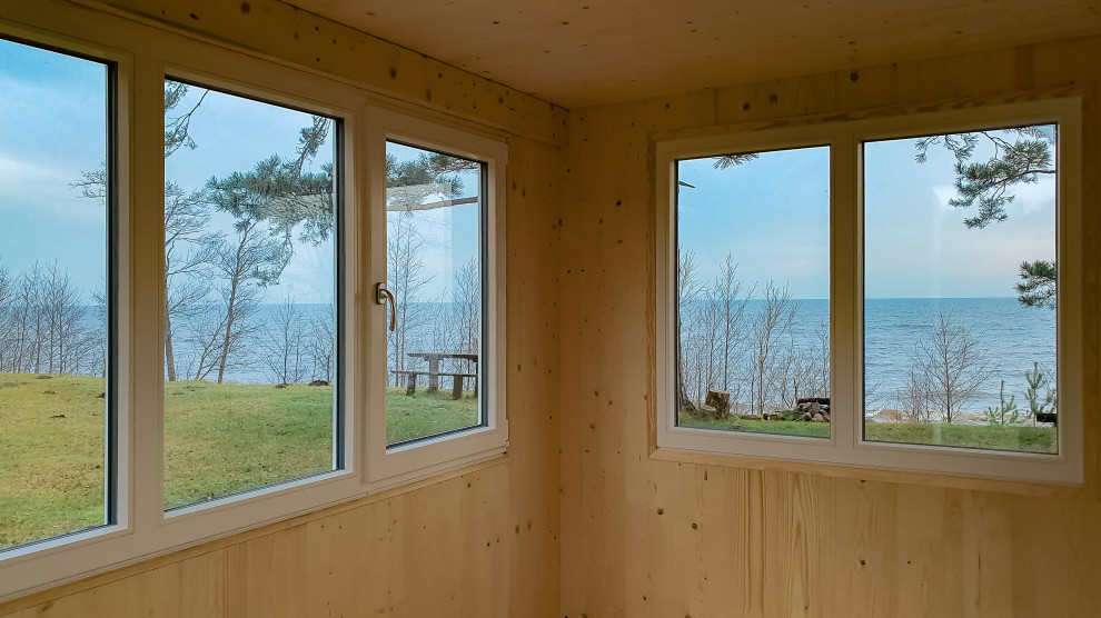 Baltic seashore cabins