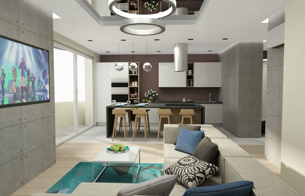 Дизайн - проект квартиры, 90 м2