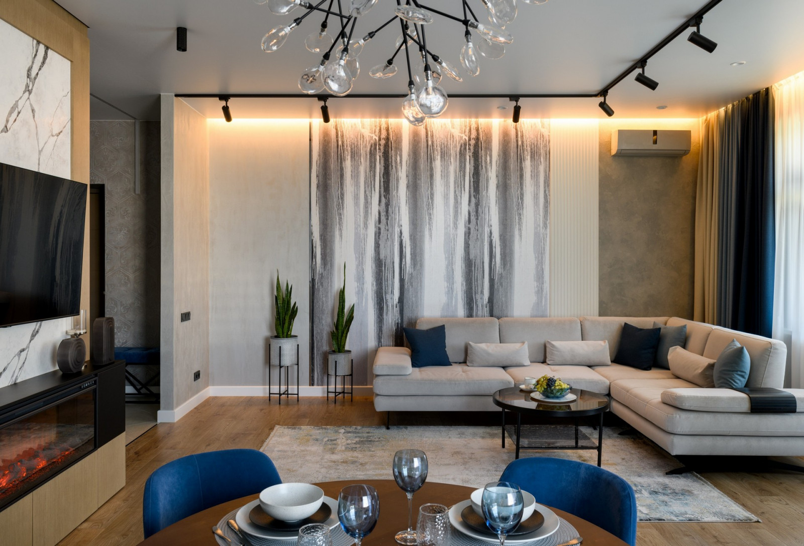 2022г. Фото квартиры 120 м2 в ЖК "Кедровый"