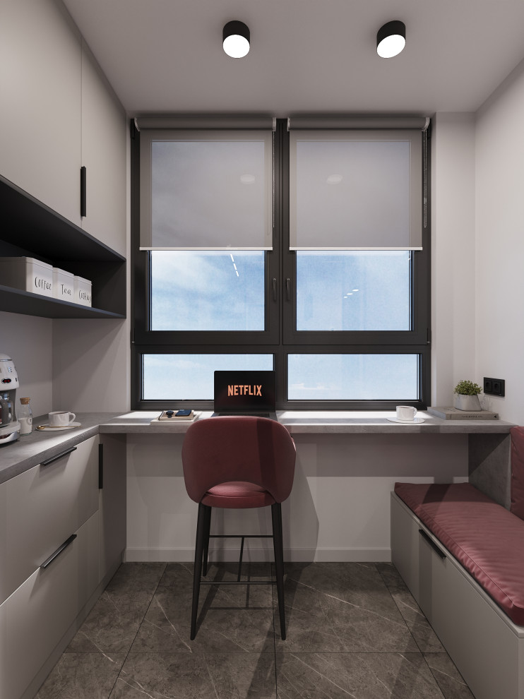 Дизайн-проект 2-х комнатной квартиры в сдержанном стиле