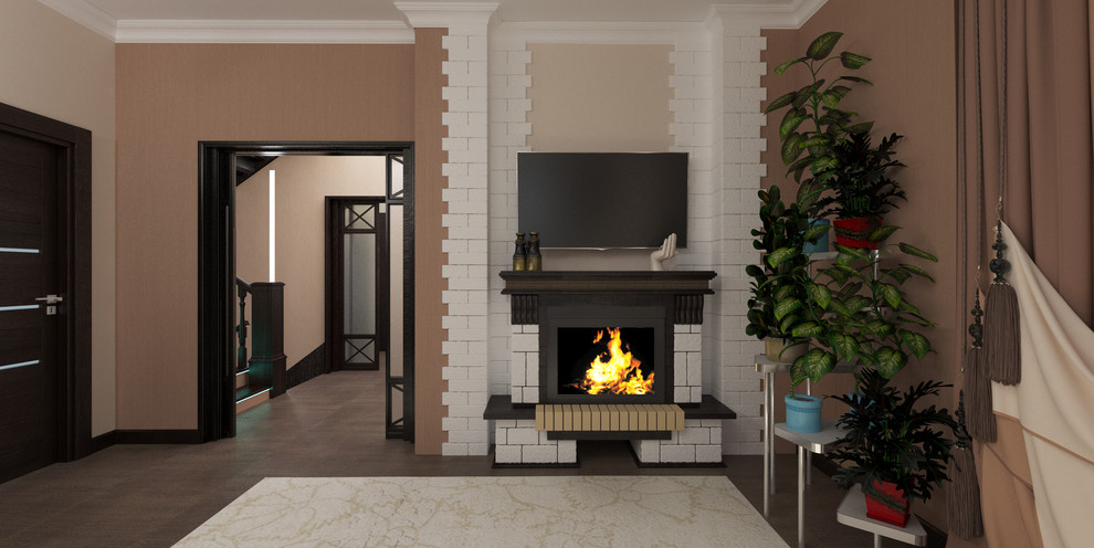 загородный дом в живописном месте города Тюмени