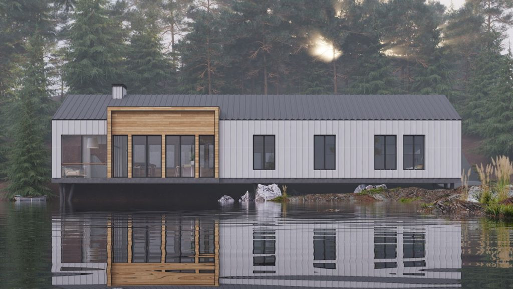 Проект дома в стиле Барн Хаус