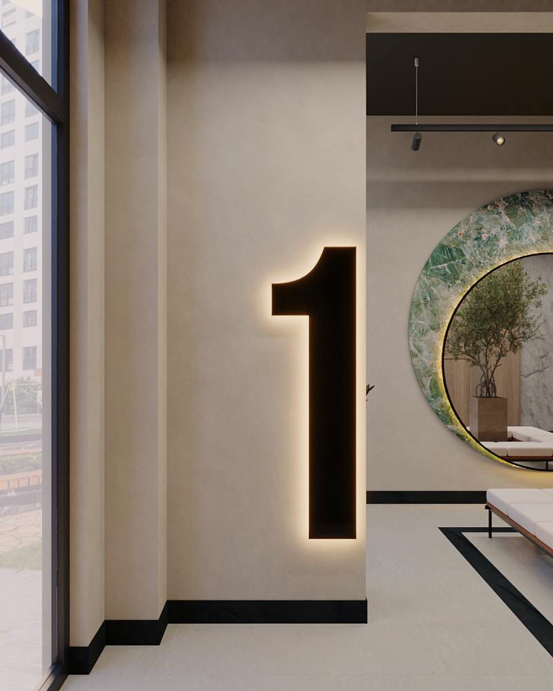 Обложка проекта: Холл ЖК Полет 8.3