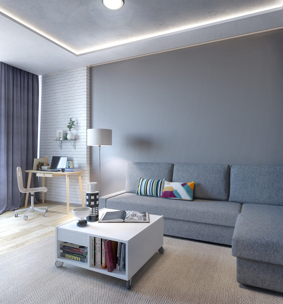 Дизайн для застройщика ЖК Паруса (2 вар-а: студия и свободная планировка)