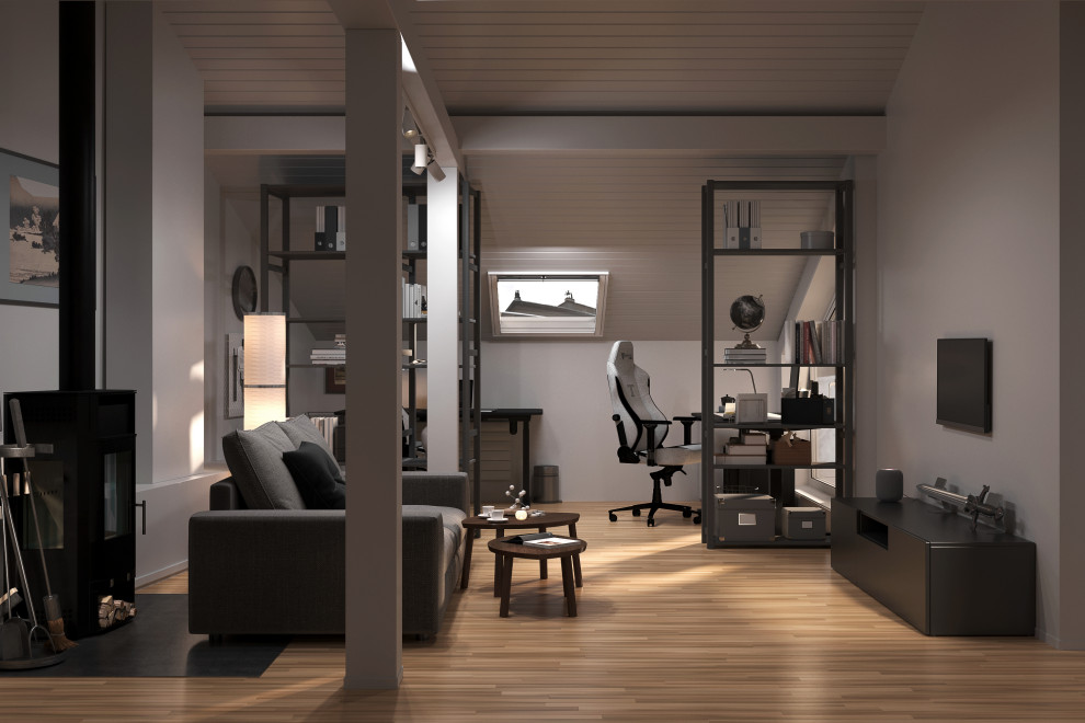 Мансарда в европе