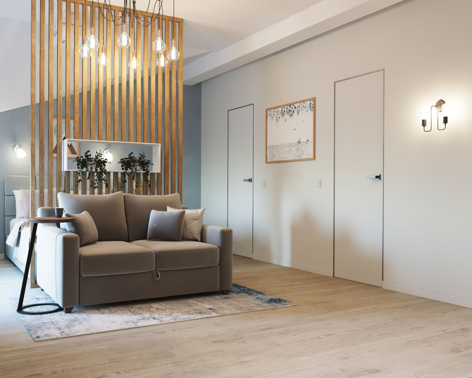 Мансардный этаж для молодой девушки