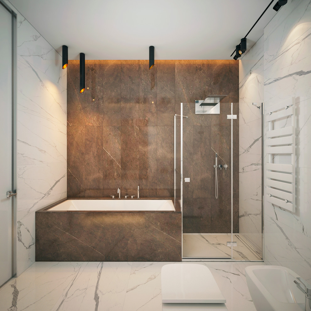 Ред Сайд - 87 кв.м. современный стиль и темные акценты