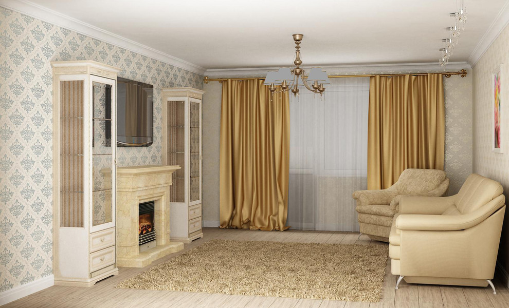 Обложка проекта: Дизайн проект трехкомнатной квартиры