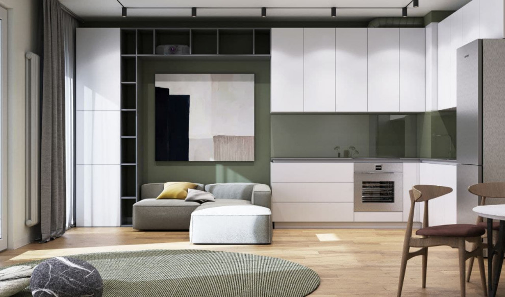 Обложка проекта: Дизайн-проект квартиры в ЖК Apartamenty w Parku Lotników , 65 кв.м