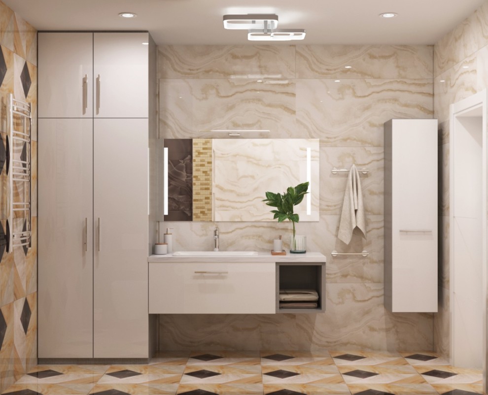 Обложка проекта: Дизайн - проект 3к кв 107 м2 в ЖК Ривер Парк