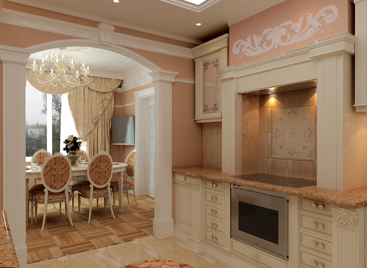 Дизайн-проект квартиры в классическом стиле, Санкт-Петербург