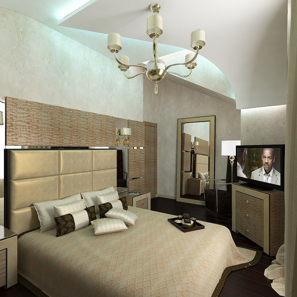 Спальня и санузел на мансардном этаже