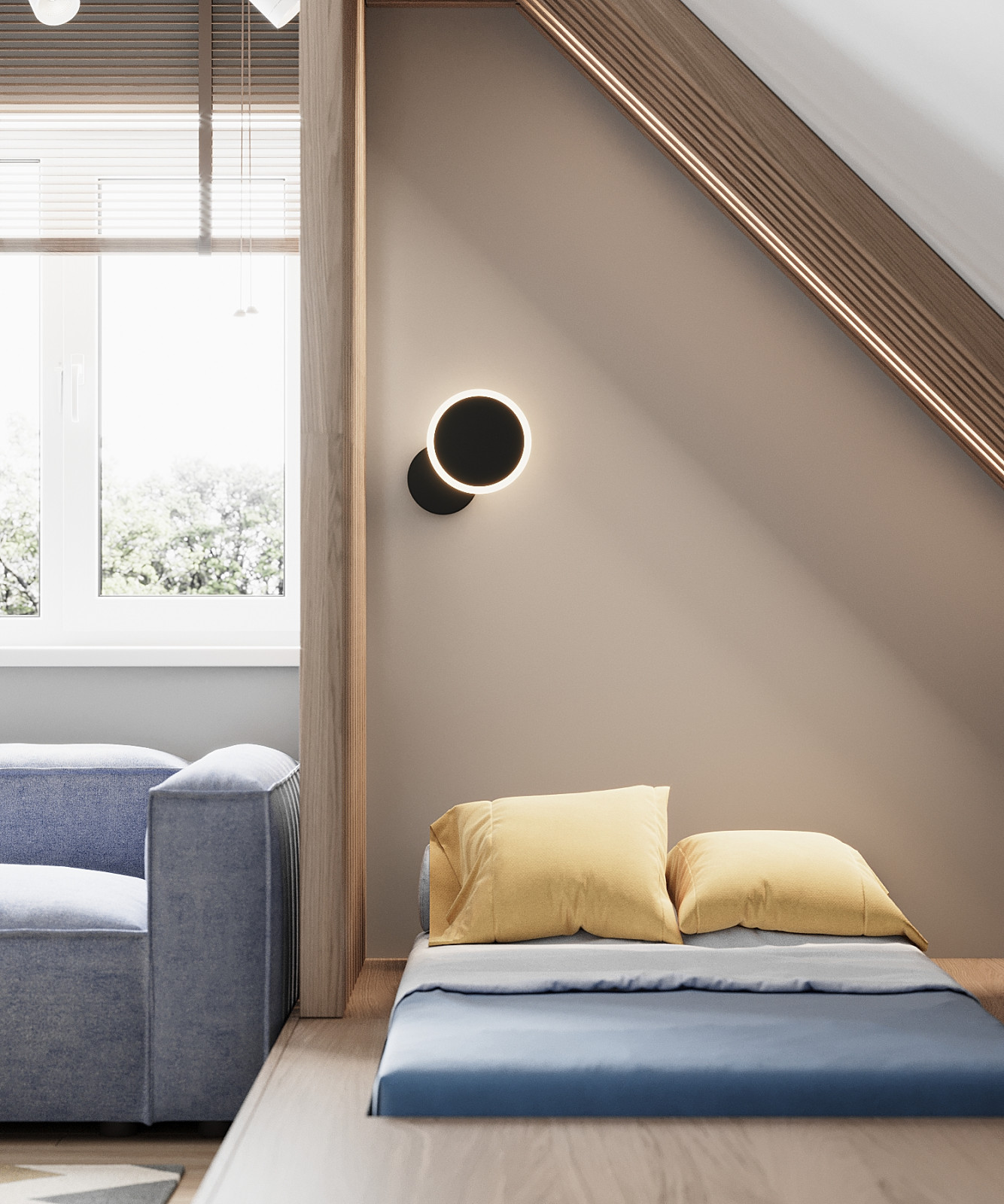 Детская в спокойных тонах