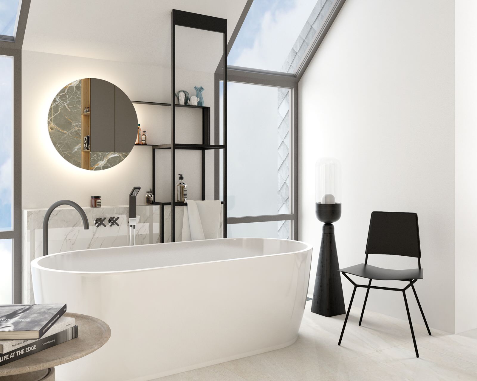 Мансардная ванная, 26 м2